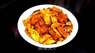 香菇豆腐溜肝尖的做法步骤：11