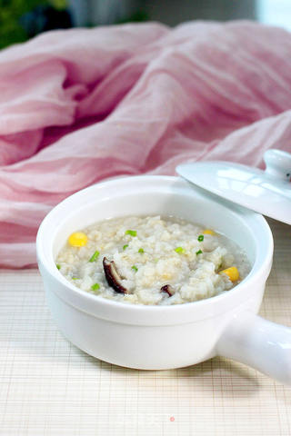 香菇玉米燕麦粥的做法步骤:8