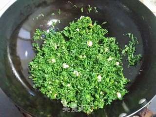荠菜炒蛋的做法步骤:6
