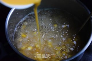 鸡蛋银耳玉米羹的做法步骤:6