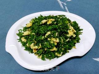 荠菜炒蛋的做法步骤:8