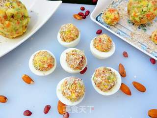“鸡蛋美食”财源滚滚鸡蛋球的做法步骤:9