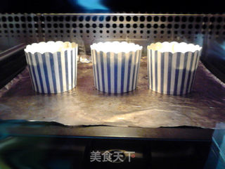 #鸡蛋美食# 纸杯牛油果戚风蛋糕的做法步骤:13