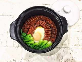 腊味煲仔饭的做法步骤:13