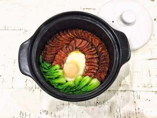 腊味煲仔饭的做法步骤:14