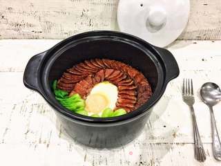 腊味煲仔饭的做法步骤:16