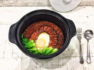 腊味煲仔饭的做法步骤:15