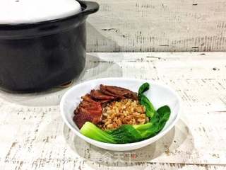 腊味煲仔饭的做法步骤:17