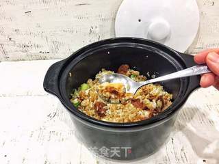 腊味煲仔饭的做法步骤:18