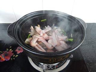 砂锅鸭掌煲的做法步骤:5