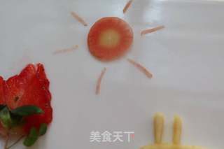 小猪佩琪水果拼盘的做法步骤:8