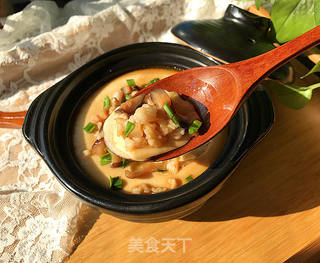 磷虾肉香菇蒸鸡蛋的做法步骤:12