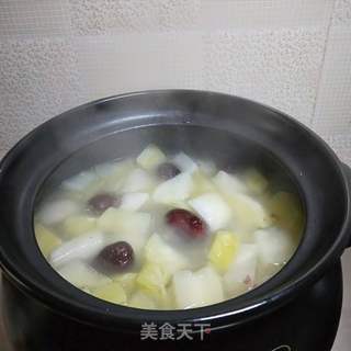 红枣萝卜排骨汤的做法步骤:9