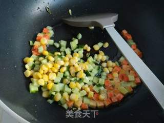 #鸡蛋美食#蛋皮饭卷的做法步骤:5