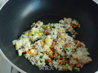 #鸡蛋美食#蛋皮饭卷的做法步骤:10