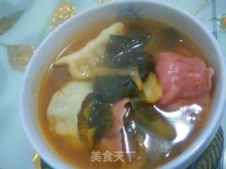 酸辣汤牛肉饺子的做法步骤：6
