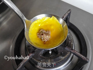 #鸡蛋美食#黄金蛋饺的做法步骤:4