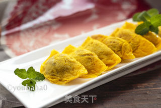 #鸡蛋美食#黄金蛋饺的做法步骤:6