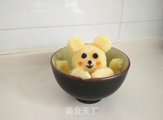 咖喱小熊土豆泥的做法步骤:7