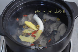 石斛鸡汤的做法步骤:7