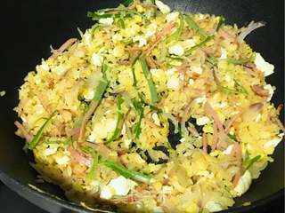 黄金蛋炒饭的做法步骤:17