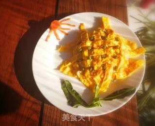 #鸡蛋美食#葵花向阳蛋包饭的做法步骤:15