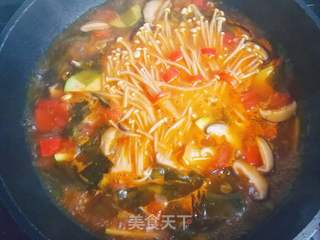 韩式大酱汤的做法步骤:17