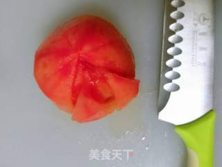 西红柿雕花的做法步骤:7