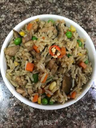 香菇油饭的做法步骤:14
