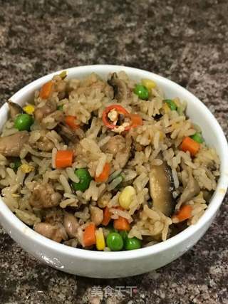 香菇油饭的做法步骤:16