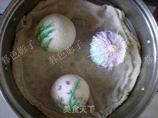 四季平安花馍的做法步骤:12