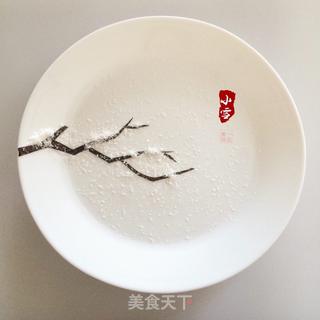 二十四节气餐盘画——小雪的做法步骤：6