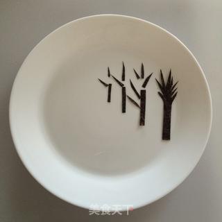二十四节气餐盘画——大雪的做法步骤:3