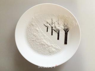 二十四节气餐盘画——大雪的做法步骤:5