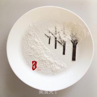 二十四节气餐盘画——大雪的做法步骤：6