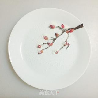 二十四节气餐盘画——小寒的做法步骤:6