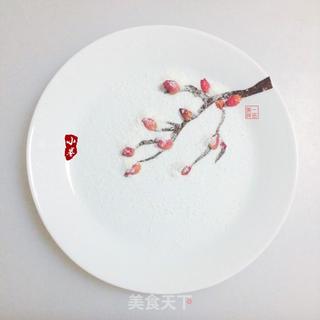二十四节气餐盘画——小寒的做法步骤:7