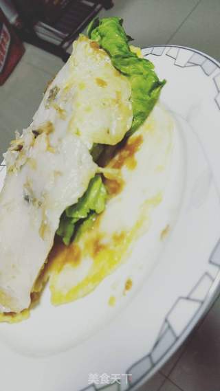 第一次上传之足足的蛤蜊肉煎饼~ 俘获你的芳心的做法步骤:11