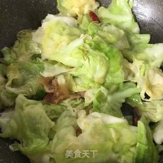 干锅手撕包菜的做法步骤：8