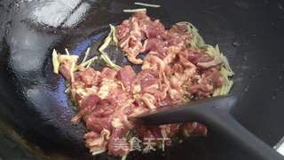 葱爆羊肉的做法步骤:9