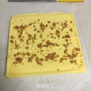 肉松蛋糕卷的做法步骤:13