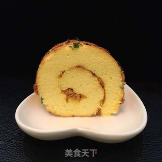 肉松蛋糕卷的做法步骤:17