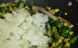 潮音潮人:肉饼芥兰饭的做法步骤:6