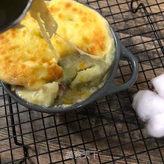 黑椒芝士焗土豆泥的做法步骤:9