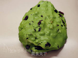 抹茶蔓越莓黄桃牛轧糖的做法步骤:11