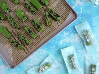 抹茶蔓越莓黄桃牛轧糖的做法步骤:15