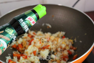 虾米蛋炒饭的做法步骤:6