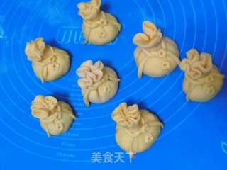 迎新春五福钱袋包的做法步骤:9