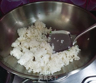 XO酱杂蔬蛋炒饭的做法步骤:10