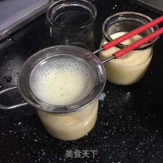 蒸鸡蛋牛奶布丁的做法步骤:5